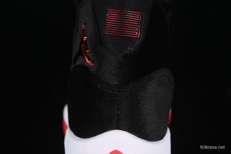 Nike Air Jordan 11 Retro Bred Velvet Basketball Shoes - DB5457-061