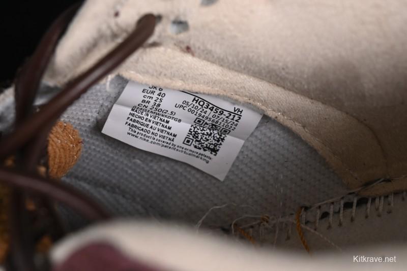 Nike Dunk Low Retro "Love & Peace" Casual Sneakers in Vintage Brown - HQ3459-212