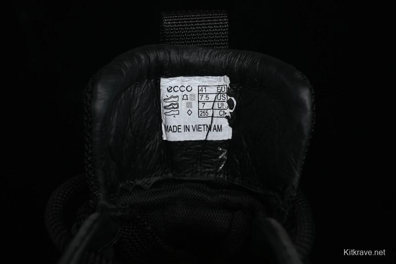 ECCO Off-Road Series Lightweight Cushioned Leather Durable Outdoor Hiking Running Shoes - 63513001001