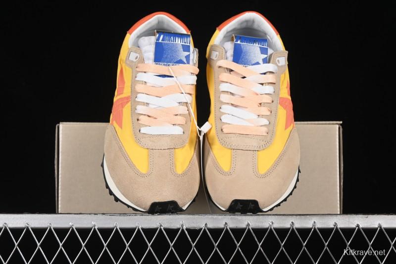 Golden Goose Marathon Golden Goose Distressed Sneakers with 3D Stabilizer and Cushioning - AJE5