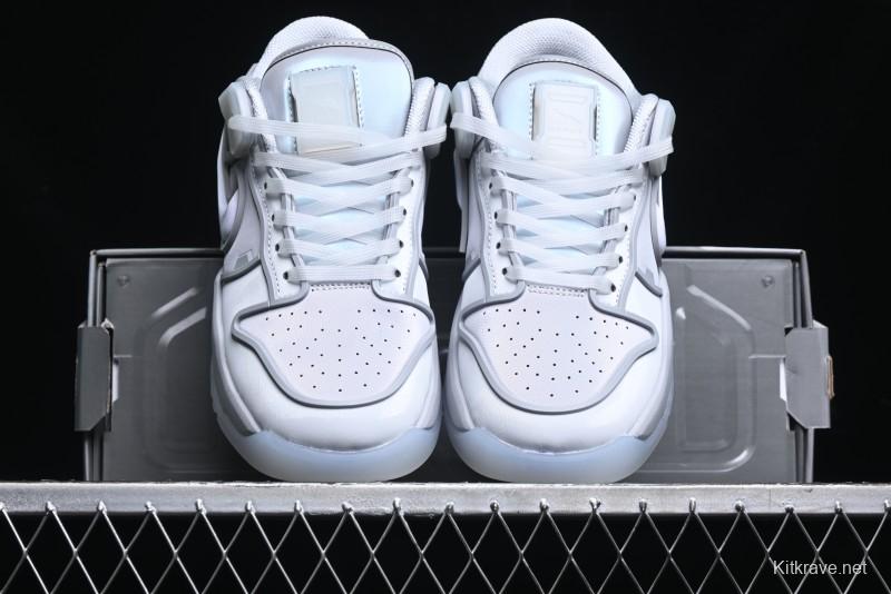 Nike Rtfkt Studios x Nk Dunk Genesis Low OG Ghost Metaverse Series Casual Skate Shoes - HQ3034-001