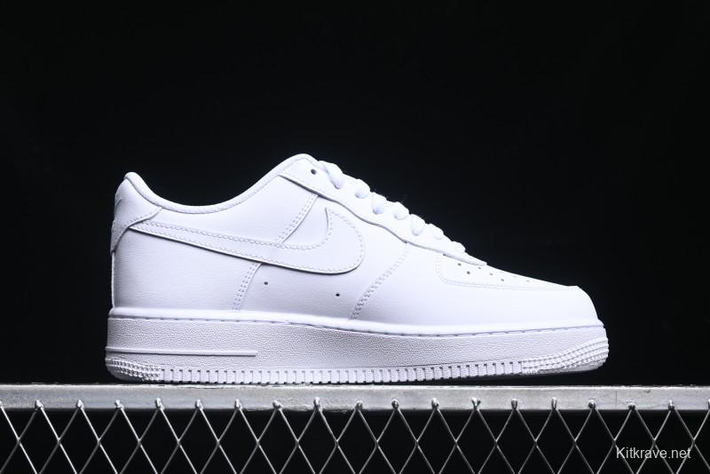 Nike Air Force 1 '07 Low Stussy Collaboration - Crystal Milk Coffee Low-Top Casual Sneakers - IF1686-101