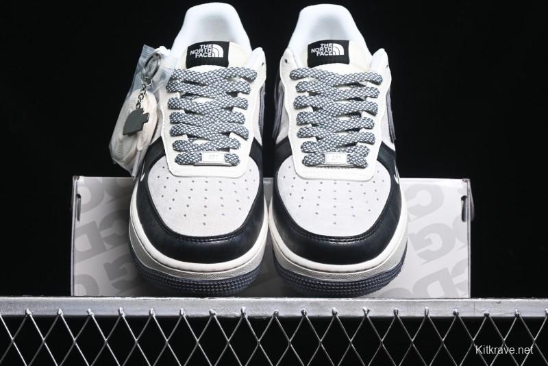 Nike Air Force 1 '07 Low The North Face Collaboration Jacket Black Casual Sneakers - DM6688-004
