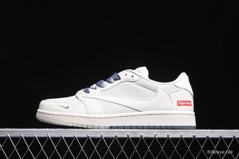 Nike Travis Scott x Fragment Design x Air Jordan 1 Low OG SP AJ1 Sup Collaboration - BB7518-001
