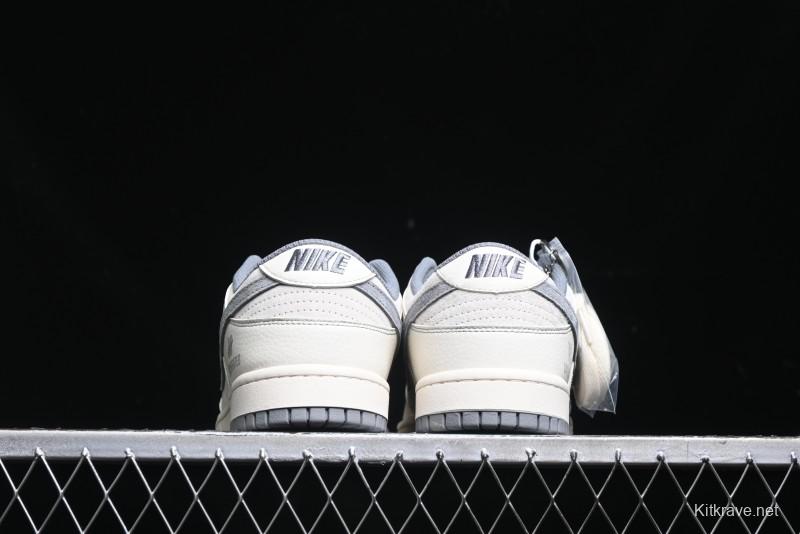 Nike SB Dunk Low UN Collaboration - Beige Grey Line Grey Sole Anniversary High-End Custom Low-Top Casual Skate Shoes - BB7518-003