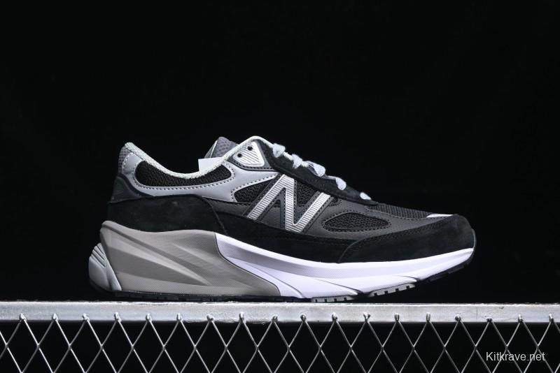 New Balance 990 Series High-End Made in USA Retro Casual Running Shoes - M990BK6