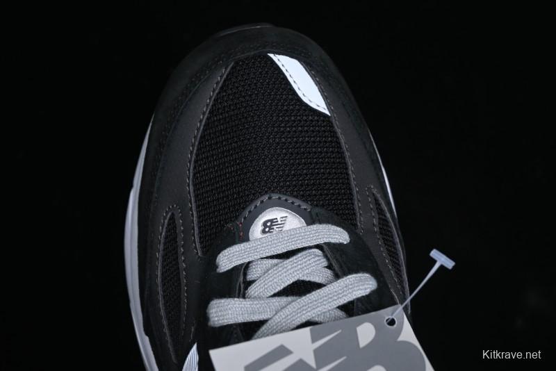 New Balance 990 Series High-End Made in USA Retro Casual Running Shoes - M990BK6