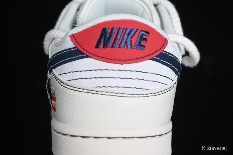 Nike SB Dunk Low Stone Island Anniversary Edition Customized Low-Top Casual Skate Shoes - YX5066-201