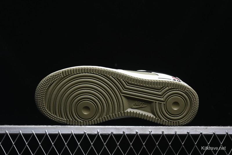 Nike Air Force 1 '07 Low Supreme Casual Sneakers in Military Green - CH6336-508