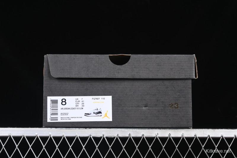 Nike Air Jordan Legacy AJ312 Low Triple Strap Sneakers - FQ7827-110