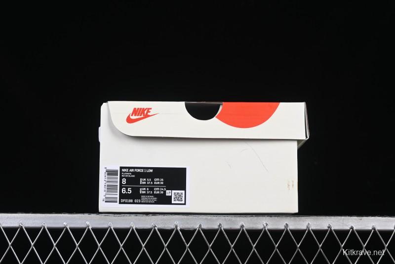 Nike Air Force 1 '07 Low UN Collaboration Beige Grey Metal Tag Casual Sneakers - DF0188-023