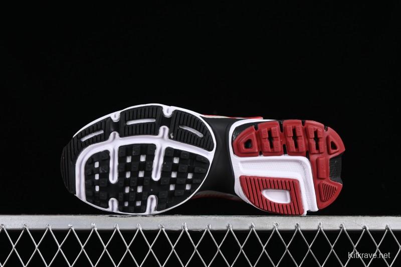 Nike Runtekk V2K Retro Low-Top Running Shoes with Cushlon Midsole and Distressed Effect - HF0120-100