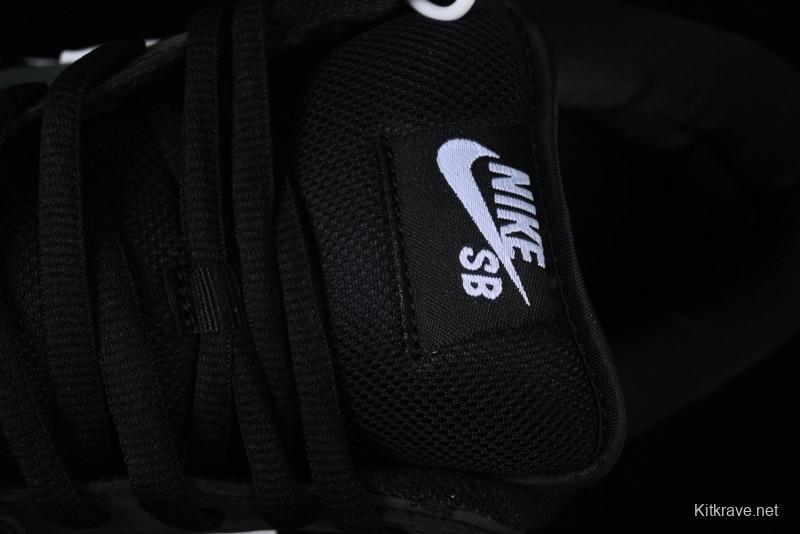 Nike SB Dunk Low Suede Black Skateboarding Shoes - CD2563-006