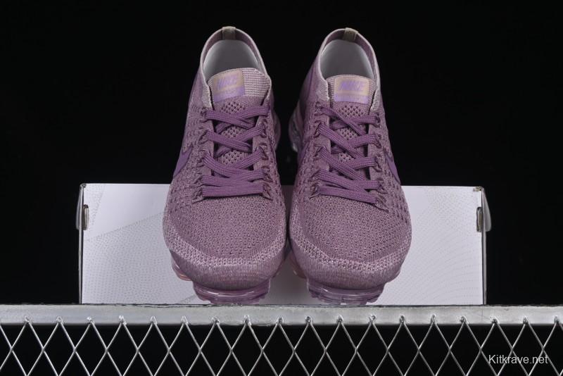 Nike Vapormax Flyknit Breathable Casual Running Shoes with Full-Length Air Cushion - 849557-500