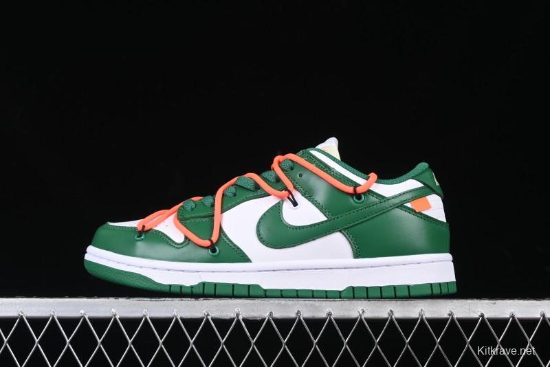 Off-White x Futura x Nike Dunk Low OW Collaboration Sneakers - CT0856-100