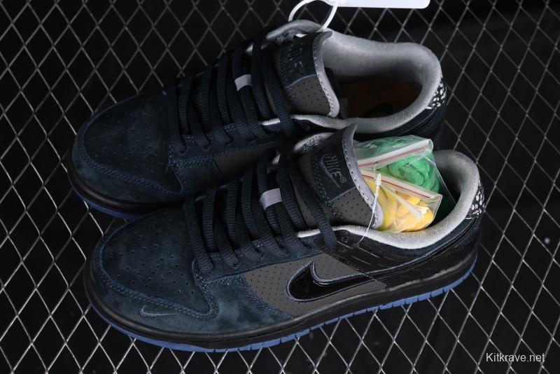 Nike Division Street Dunk Low "Oregon Black" Hidden Colorway Low-Top Casual Sneakers - HV1470-001