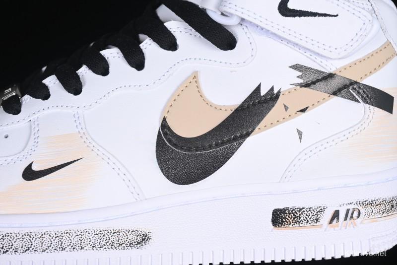 Nike Air Force 1 '07 Mid Broken Hook Spray Paint Anime Theme Casual Sneakers - ZH0316-058