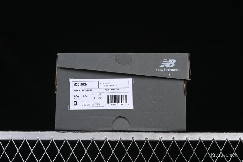 New Balance 2010 Series Retro Casual Running Shoes with Soft Suede and Nylon Mesh - M2010RN