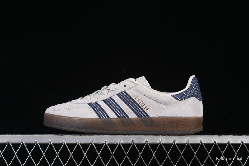 Adidas Originals Gazelle Indoor JR3381 Retro Casual Slip-Resistant Wear-Resistant Low-Top Sneakers