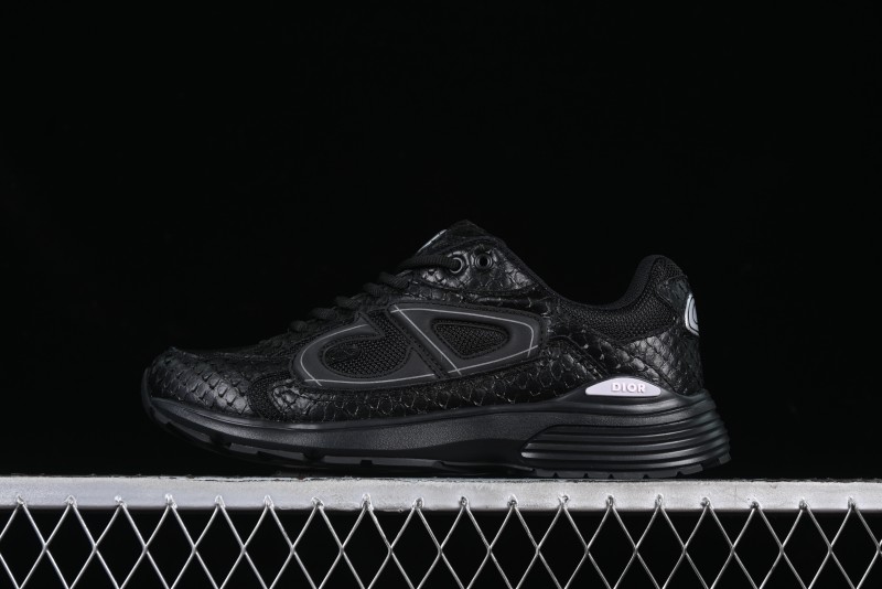 Dior B30 Sneakers with Reflective CD30 Logo and Lightweight Rubber Sole - CD30