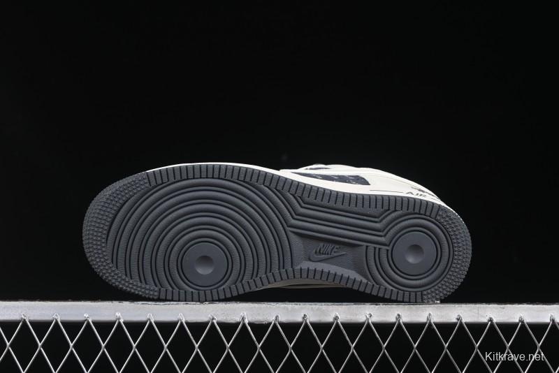 Nike Air Force 1 '07 Low Stussy Collaboration Beige Grey Casual Sneakers - XZ6188-726