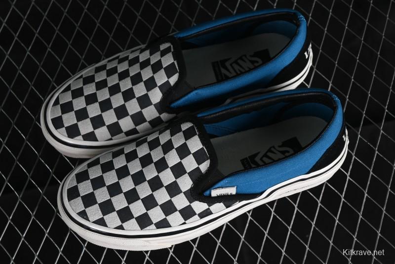 Vans Slip-On x Liberaiders Origami Checkerboard Low-Top Casual Sneakers - VN000V0SAPK