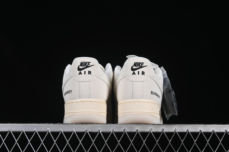 Nike Air Force 1 '07 Low Burberry Collaboration Off-White Crystal Low-Top Casual Sneakers - BB8588-226