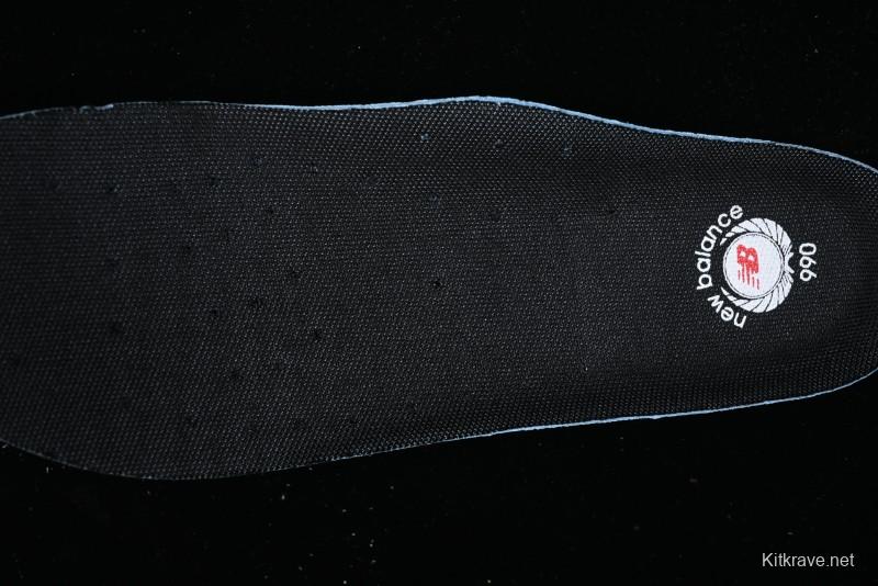 New Balance 990 Series Premium Retro Running Shoes with Carbon Fiber Midsole - M990BK4