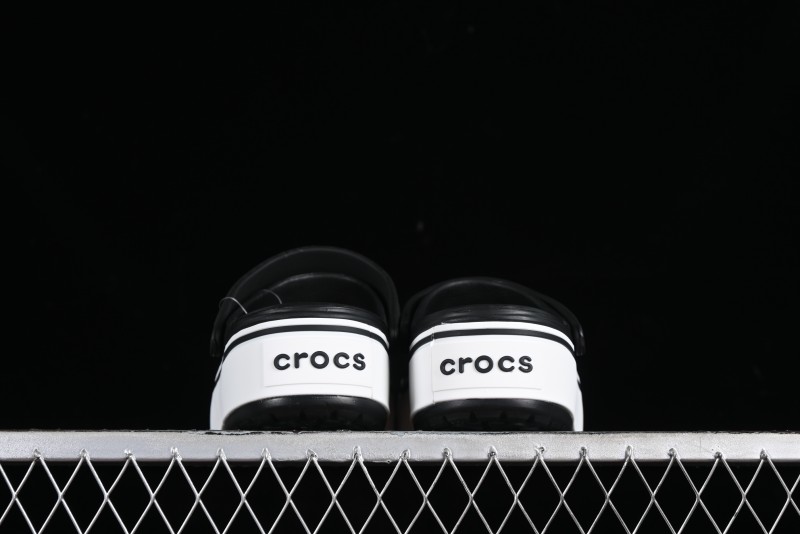 Crocs Crocband Platform Rainbow Comfortable Thick-Soled Clogs - B.D4