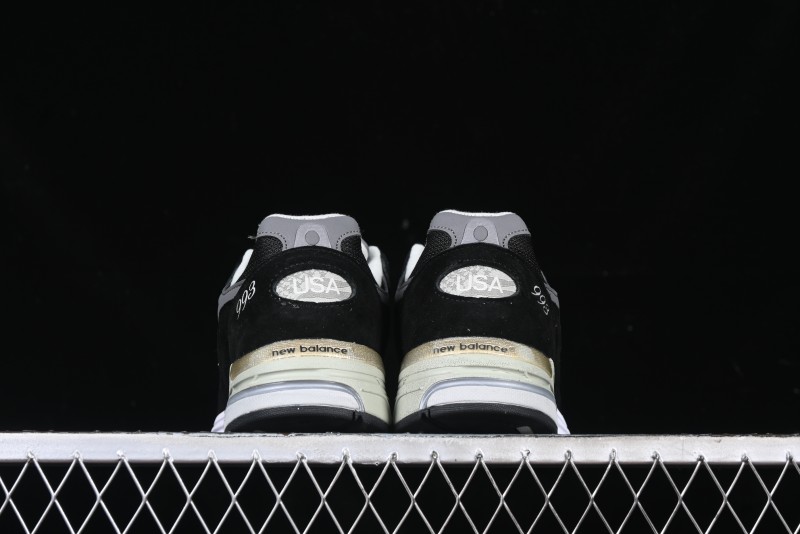 New Balance Made In USA M993 Series Classic Retro Casual Running Shoes - MR993BK