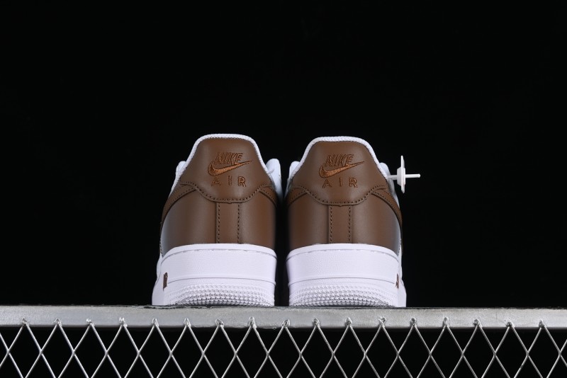 Nike Air Force 1 '07 Low Custom Anime Theme Gradient Brown Swoosh Casual Sneakers - FN0366-103