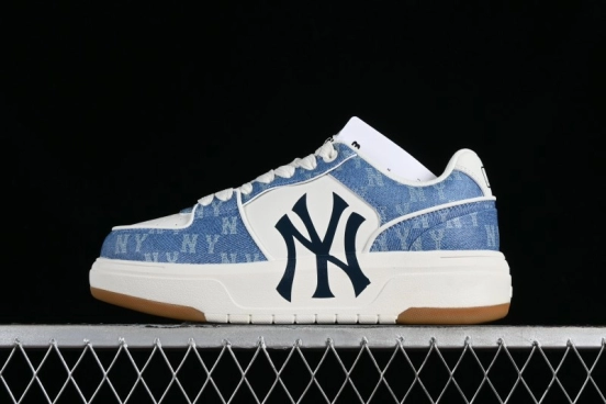 MLB Chunky Liner Basic Height Increasing Platform Sneakers with 6cm Inner Lift - 3ASXCLD4N50BLS