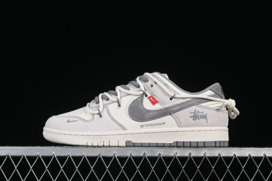 Nike SB Dunk Low BAPE Anniversary Collaboration Light Beige Brown Low-Top Casual Skate Shoes - YX5066-243