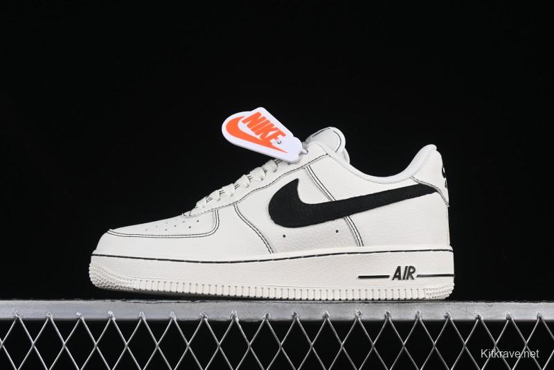 Nike Air Force 1'07 Low Casual Sneakers with Full-Length Air Cushion - HQ2037-200