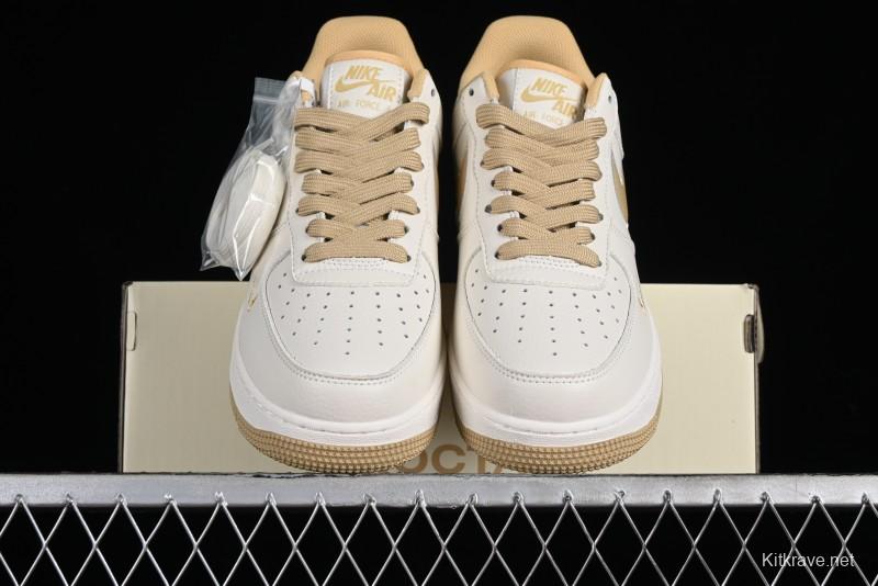 Nike Nocta x Nike Air Force 1 '07 Low Casual Sneakers with Reflective Details and Full-Length Air Cushion - NO0224-028