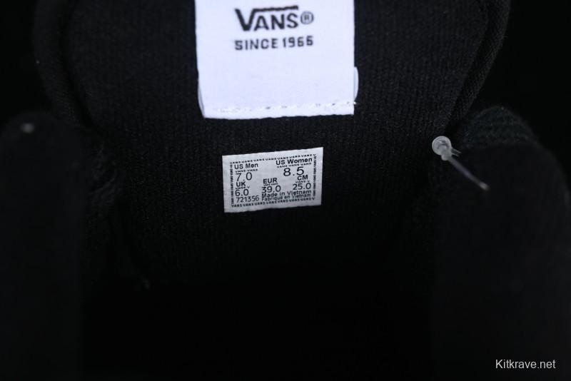 Vans Knu Skool Low-Top Retro Casual Vulcanized Sneakers in Grey Black - VN0009QCBDS