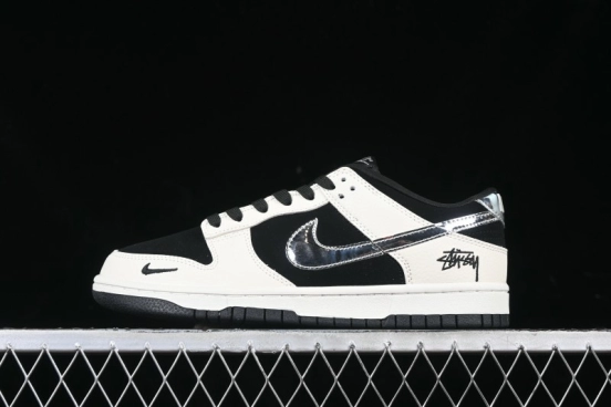 Nike SB Dunk Low Stussy Anniversary Edition Customized Low-Top Casual Skate Shoes - KK1333-015