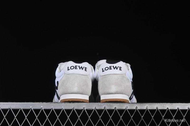Loewe Ballet Runner 2.0 Sneakers Retro Style Low-Profile Casual Sports Shoes with Asymmetric Toe Design - Ballet Runner 2.0