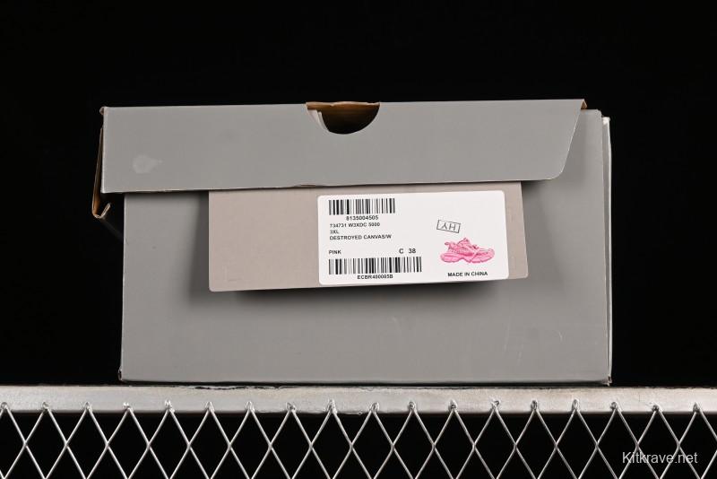 Balenciaga Phantom Sneaker Ten-Gen Trend Running Shoes with Transparent Heel Strap - W3XDC5000