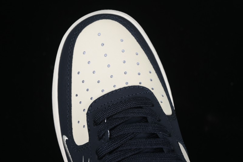Nike Air Force 1 '07 Low Stussy Collaboration Explosive Blue Low-Top Casual Sneakers - KK1988-040