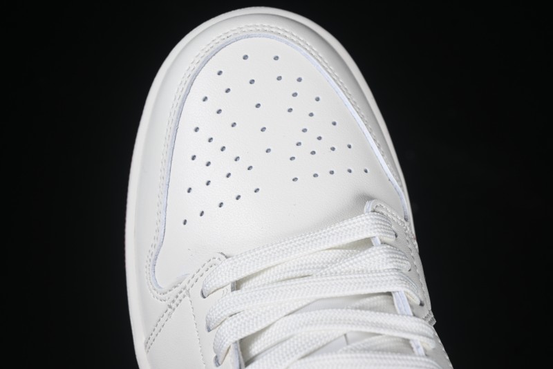 Nike Air Jordan 1 Low AJ1 White Red Casual Sneakers - HJ9338-106