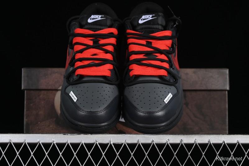 Nike Dunk Low Panda Prank Universe Exploration - Boundless Abyss Cool Black SB Strap Low Top Casual Skate Shoes - DV0831-002
