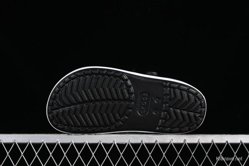 Crocs Crocband Platform Rainbow Comfortable Thick-Soled Clogs - B.D4