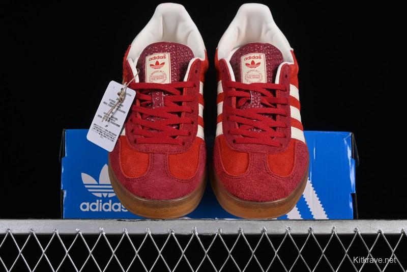 Adidas Originals Gazelle Indoor IE1051 Retro Casual Slip-Resistant Wear-Resistant Low-Top Sneakers