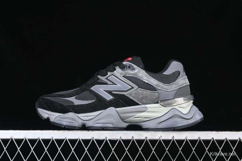 New Balance 9060 Retro Casual Running Shoes with ABZORB Cushioning Technology - U9060BLK