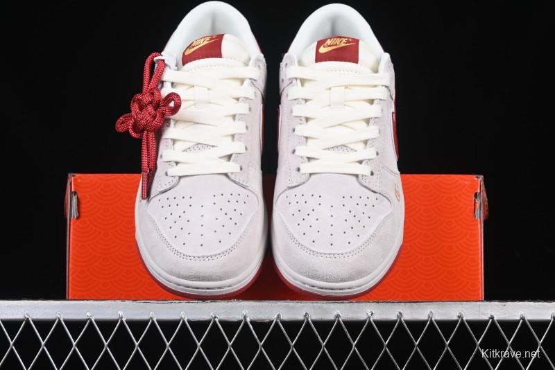 Nike SB Dunk Low Gucci Collaboration Red Snake Anniversary High-End Custom Low-Top Casual Sneakers - XX3168-111