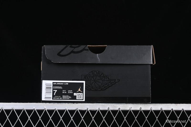 Nike Air Jordan 1 Low AJ1 Retro Lifestyle Sneakers in White and University Red - HF3148-102