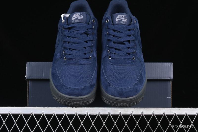 Nike Air Force 1 '07 Low Casual Sneakers in Light Blue with Full-Length Air Cushion - HQ3822-400