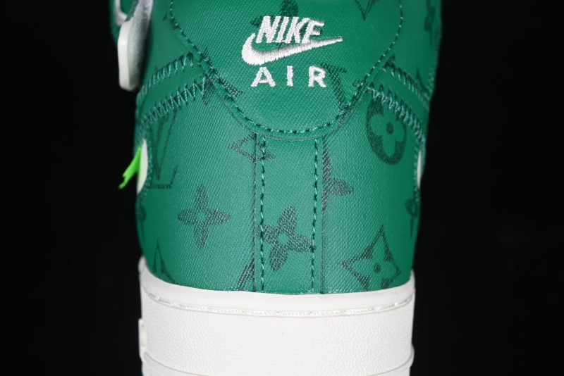 Nike Air Force 1 '07 Mid Casual Sneakers in Green - LL0222-002