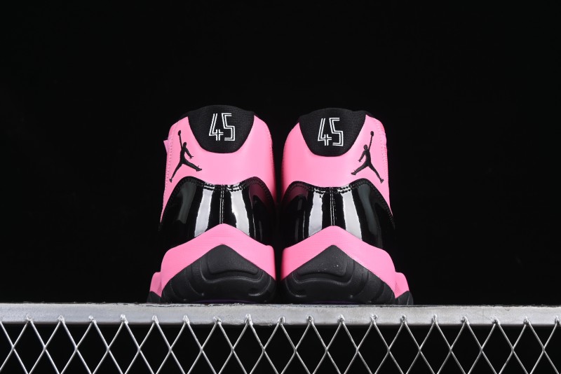 Nike Air Jordan 11 Retro High Top Basketball Shoes in Black Pink - CT8012-500